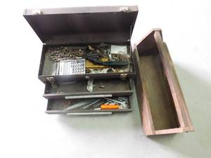 2 tool boxes and tools