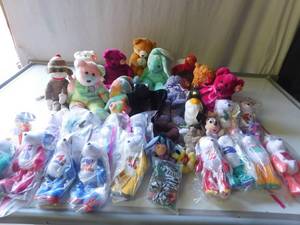 Beanie babies, coin bears and more