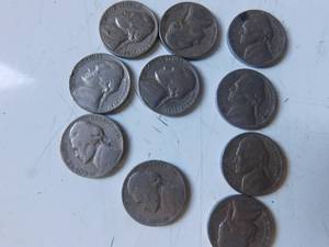 10 Jefferson nickels