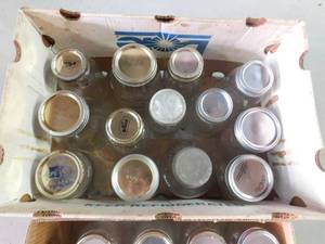 2 boxes of canning jars