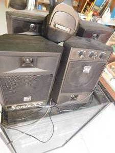 Stero, 4 speakers and Koss head phones