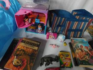 1971 pop-up Goldilocks book, toys, books, hanging and box organizers, American doll stuff, doll and more