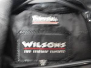 Lined leather jacket (liner is detatchable)