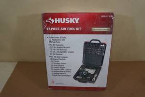 lot 12 image: NEW Husky 27 Piece Air Tool Kit