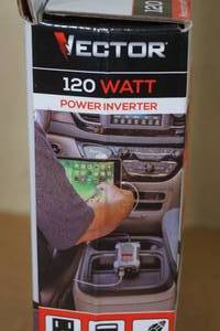 lot 49 image: Vector 120 Watt Power Inverter