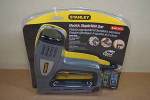 lot 15 image: NEW Stanley Electric Staple and Nail Gun