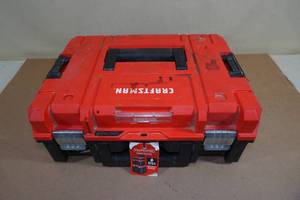 lot 58 image: Craftsman Versastack Water Resistant Tool Box