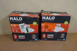 lot 95 image: Halo Recessed Bulb and Trim Replacement -5-6