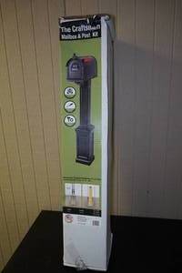 lot 105 image: The Craftsman Mailbox and Post Kit
