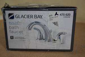 lot 118 image: Glacier Bay Builders Bath Faucet - Chrome