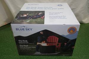 lot 133 image: NEW Blue Sky The Peak 24 Smokeless Patio Fire Pit with Spark Screen
