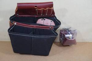 lot 150 image: Occidental Leather 8068 Tool Belt Pouch with Tape Measure Holster