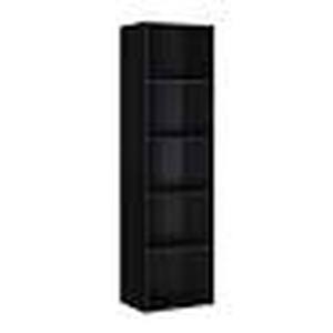 lot 91 image: NEW Hodedah 5 Shelf Black Shelf