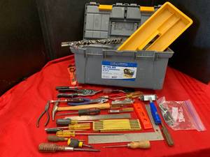 lot 41 image: 20 Tool Box with Tools