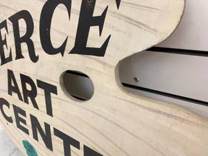lot 72 image: Original Handpainted Sign for Pierce Art Center, part of Minnesota History
