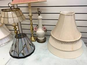 lot 60 image: Lamps and Lamp Shades