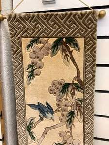 lot 68 image: Chinese Wall Hangings with Emperors Dragons and more