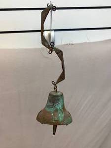 lot 8 image: Vintage MidCentury Paolo Soleri Signed Cosanti Arcosanti Bronze Wind Chime Bell