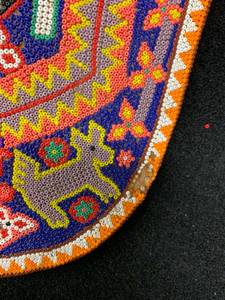 lot 121 image: HUICHOL Beaded Mask