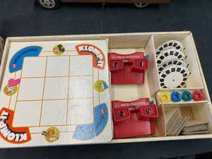 lot 15 image: Original Toys including VIEWMASTER KLOMP-IT and Mattel Big Jims Sports Camper