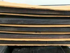 lot 102 image: Custom Made Black Shelf Boards