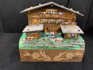 lot 108 image: Swiss Chalet Music Box