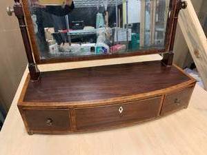 lot 155 image: 1810 Georgian Antique Mens Dresser Top