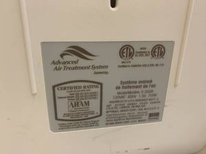 lot 212 image: AMWAY Air Treatment System