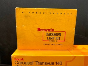 lot 259 image: Like New Kodak 4400, Slide Carousels and Darkroom Lamp
