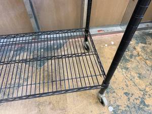 lot 299 image: Black Utility Shelf 299
