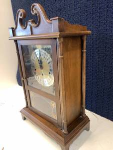 lot 309 image: Wood Clock with some damage