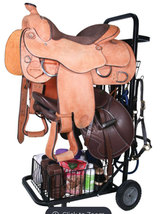 lot 241 image: Saddle and Tack Storage Rack