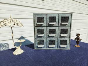 Organizer and Candlesticks