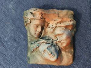 Small Wall Sculpture and Childrens Room Art