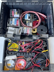 Tool Box of Electrical Wire and Components