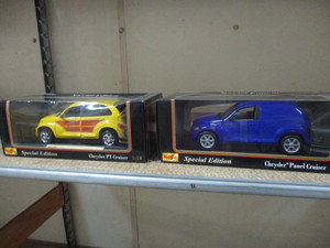 lot 9 image: Pt Cruiser and Panel Cruiser Die Cast Cars