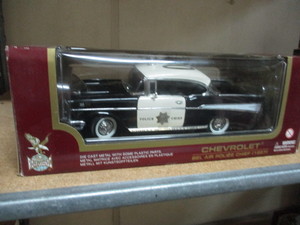 lot 24 image: 1957 Belair Police Chief Diecast Car
