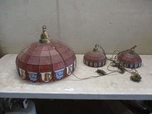 lot 144 image: Old Style Beer Pool Table Light