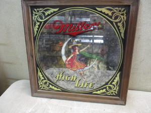 lot 153 image: Miller High Life Mirror