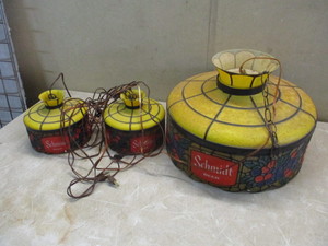 lot 158 image: Schmidt Beer Pool Table Light