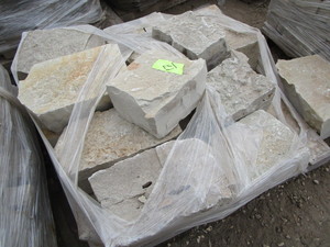 Limestone wall block...