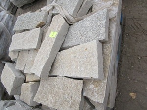Limestone wall block...