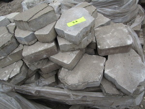Concrete pavers, random...