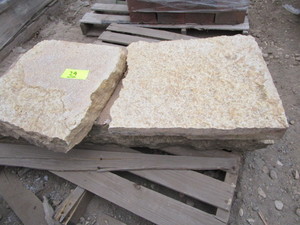 Natural stone step & pieces...
