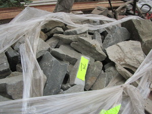 Bluestone Rubble wall...