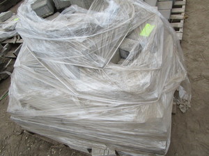 Concrete pavers, random sizes...