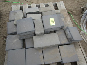Concrete pavers, random sizes...