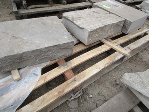 Natural stone steps...