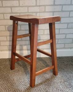 Wooden Saddleseat Stool