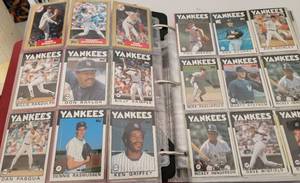 1987 Baseball Cards  2 Binders Full